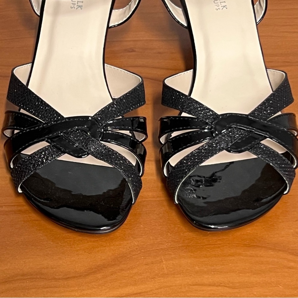 Touch Ups By Benjamin Walk Jane Black Ankle Strap Sandal Size 9 NWOB - Picture 5 of 10